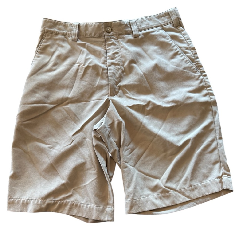Men’s Cutter & Buck Men's Tan Flat Front Golf Shorts 30